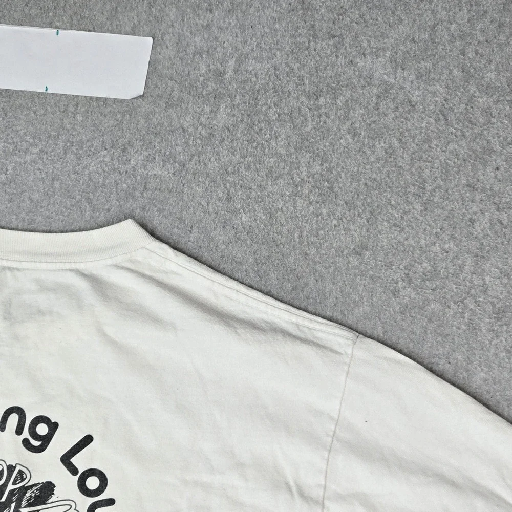 Rolling Loud Men Shirt L White Hip Hop Music Festival Poster Concert Tee READ